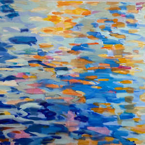 Water Symphony in Blue by Monica E Carroll