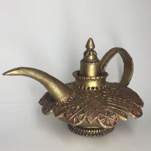 Gold Ornate Teapot by Sylvia "Skip" Cunningham 