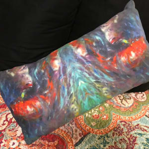 Koi Party Pillow 2 without Insert by Sally Sutton 