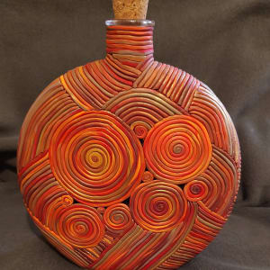 Autumn Coil Large Bottle by Beth Ann Taylor