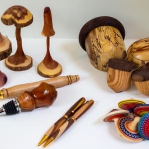 Wooden Pieces (3) by Chapel Hill Woodturners