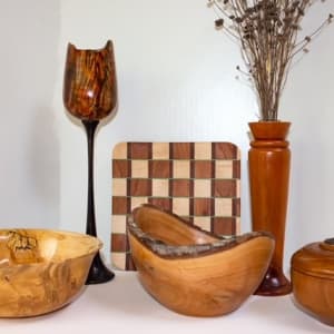 Wooden Pieces (2) by Chapel Hill Woodturners