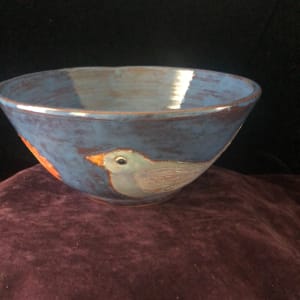 Blue bowl by Rebecca Hennessey