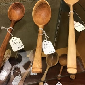 Cherry Wood Cooking Spoon #816 by Tad Kepley