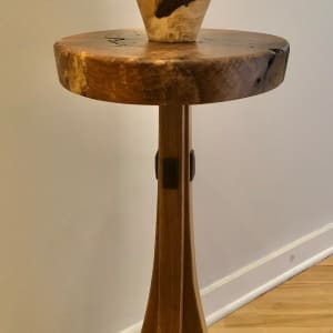 White Oak Burl / Pedestal Table #054 & #055 by Bill Neville 