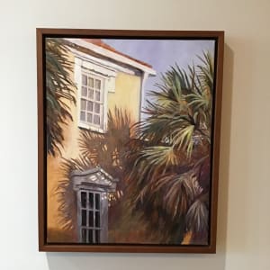 Charleston Series - Charleston Palm Shadows by Jann Pollard 