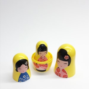 Plastic Nesting Dolls by Trisha Choi 