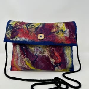 Wet felted handbags by Denise Witt 