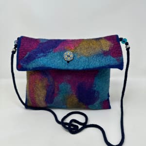 Wet felted handbags by Denise Witt 
