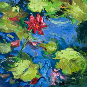 Red Lotus by Sally Sutton 