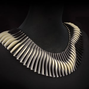 Moonrise Collar Necklace by Kathleen Grebe