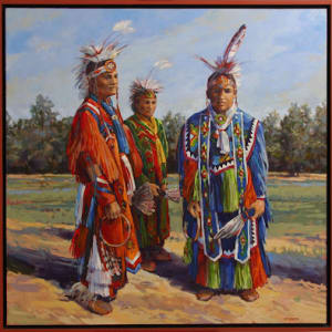 String Dancers - center panel by Stephen Ellis Greer