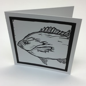 Arts and Health - Volume 2 Coloring Book Note Cards - Animals - 8 Pack Note Cards by Arts and Health at Duke  Image: Duke Pond Sunfish