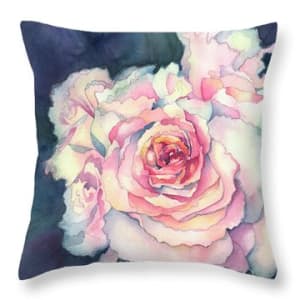 Floral Pillows by Lois Blasberg 