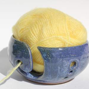 Blue Yarn Bowl, Image 2.