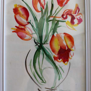 Vase of Tulips by Sonya Kleshik 