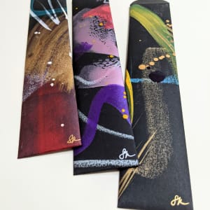 Set of Three Handpainted Bookmarks in Original Envelope by Sonya Kleshik 