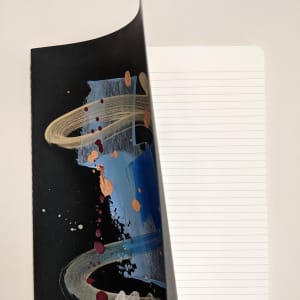 Handpainted Journal by Sonya Kleshik  Image: 120 ruled blank pages