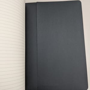 Handpainted Journal by Sonya Kleshik  Image: Back Pocket