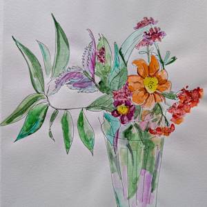 Garden Bouquet III by Sonya Kleshik 