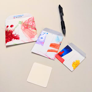 Set of 3 Nested Envelopes with Blank Card by Sonya Kleshik 