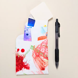 Set of 3 Nested Envelopes with Blank Card by Sonya Kleshik