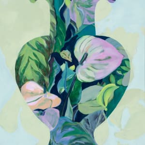 Anthurium Vessel by Shobha Jetmalani