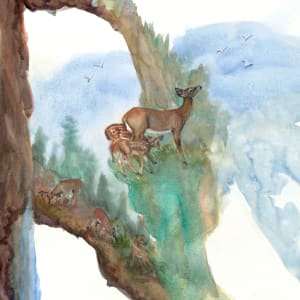 Deer Paradise by April Rimpo