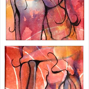 Beginnings by April Rimpo  Image: "Stability" - Standing Forward Bend Pose; $450 if purchased individually