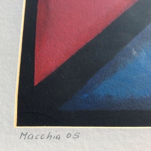 Composition Blau Rot by Nicola Macchia 