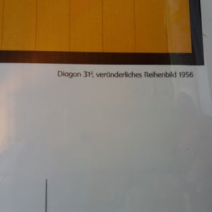 Ausstellungsplakat Ideenskizzen und Bilder , August / September 1992 by Karl Gerstner 