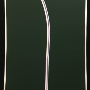 Linear grün II by Helmut Dirnaichner 