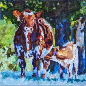 Shorthorn Cattle by Rachel Catlett