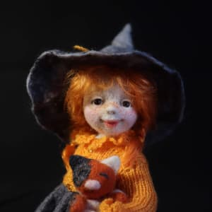 Little witch by Anna Potapova 
