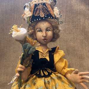 A Bee In Her Bonnet by Christine Shively Benjamin  Image: Close up upper front