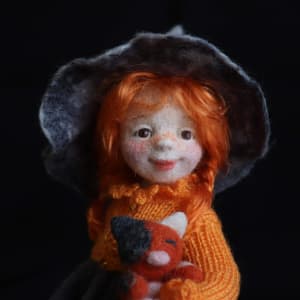 Little witch by Anna Potapova 
