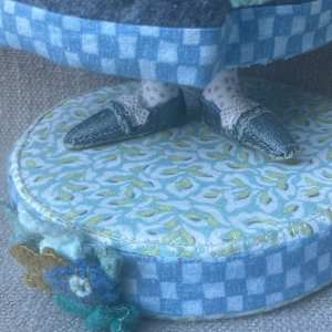 Go Fish by Christine Shively Benjamin  Image: Close up of the silk shoes