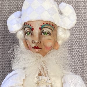 Vintage Masquerade in Cream by Christine Shively Benjamin  Image: Close up of the face