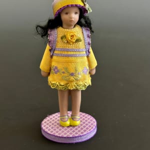 Sweetie Pie / Yellow & Lavender by Stephanie Blythe 