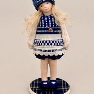 Sweetie Pie /Blue & White by Stephanie Blythe 