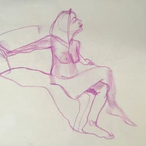 Dreaming of Cabbages by Kate Church  Image: life drawing 3