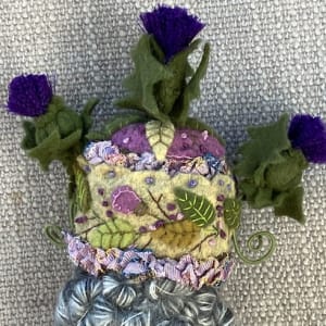 Thistle Maiden by Christine Shively Benjamin  Image: Back View of Hat
