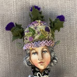 Thistle Maiden by Christine Shively Benjamin  Image: Close Up Face, Hair and Hat