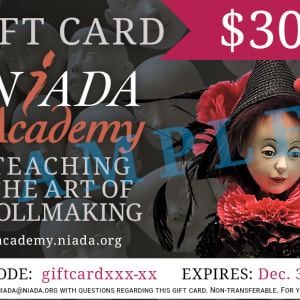NIADA Academy Gift Card by NIADA Academy  Image: NIADA Academy $30.00 Gift Card