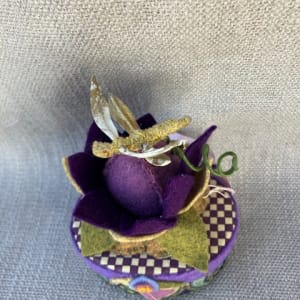 Dragon Fly Pincushion by Christine Shively Benjamin  Image: View of the dragonfly