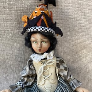 Bats and Cats by Christine Shively Benjamin  Image: Close up shoe vest, face, hair and hat