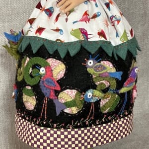 Your Hair Looks Like A WhooRa's Nest by Christine Shively Benjamin  Image: Close up of the skirt and baby birds