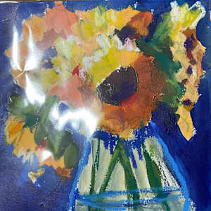 sunflower study 2 by Beth Murray, Image 2.