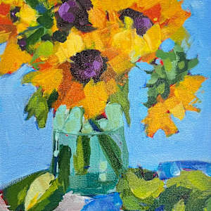 Sunflowers & Green Apples by Beth Murray, Image 5.