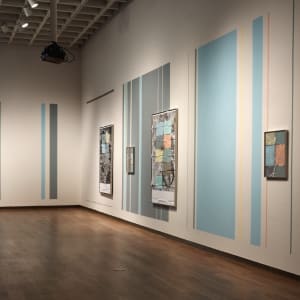 Untitled (held within the fold, marks, trace) iii by Adler Guerrier  Image: Installation shot of the work on view at the Orlando Museum of Art
